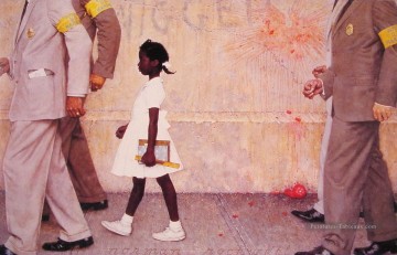 Norman Rockwell Painting - El problema que todos vivimos con 1935 Norman Rockwell